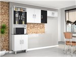 Cozinha Compacta Poliman Móveis Suiça - Nicho para Micro-ondas 9 Portas