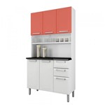 Ficha técnica e caractérísticas do produto Cozinha Compacta Regina 6 Portas I3G2-105 Branco/Salmão 2V - Itatiaia - Itatiaia