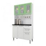 Ficha técnica e caractérísticas do produto Cozinha Compacta Regina 6 Portas I3VG2-105 Branco/Verde 2V - Itatiaia - Itatiaia