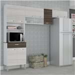 Cozinha Compacta Serena 1500 Kits Paraná Branco/Rovere/Dubai