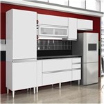 Ficha técnica e caractérísticas do produto Cozinha Completa Ebano CHF Branco