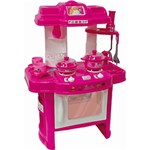 Ficha técnica e caractérísticas do produto Cozinha Divertida Barbie Rosa - Fun