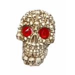 Ficha técnica e caractérísticas do produto Crânio Caveira Esqueletos Halloween Com LED