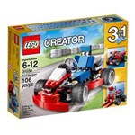 Ficha técnica e caractérísticas do produto Creator LEGO - Kart Vermelho - 106 Peças