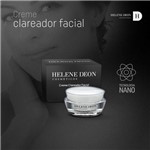 Ficha técnica e caractérísticas do produto Creme Clareador de Pele para o Rosto Manchas e Melasmas Facial (by Nanotech ) 50g – Helene Deon
