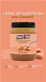 Ficha técnica e caractérísticas do produto Creme de Amendoim com Caramelo 1,005 Kg - Powerone