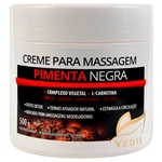 Ficha técnica e caractérísticas do produto Creme de Massagem Pimenta Negra Vedis 500g