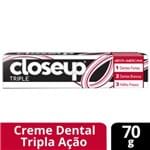 Ficha técnica e caractérísticas do produto Creme Dental Closeup Triple Menta Americana 70g CD CLOSE UP TRIPLE 70G MENTA AMERICANA