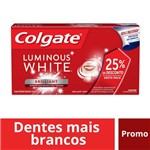 Creme Dental Colgate Luminous White Brilliant White C/2 Bisnagas de 70g (50% de Desconto no Segundo)