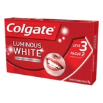 Ficha técnica e caractérísticas do produto Creme Dental Colgate Luminous White Leve3 Pague2 70g