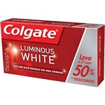 Ficha técnica e caractérísticas do produto Creme Dental Colgate Luminous White 2x90g com 40% de Desconto na Segunda Unidade