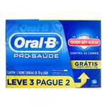 Ficha técnica e caractérísticas do produto Creme Dental Pro Saúde Oral-B 3X70G