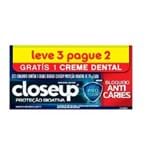 Ficha técnica e caractérísticas do produto Creme Dental Proteção Bioativa Close Up 70g Leve 3 Pague 2