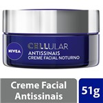 Ficha técnica e caractérísticas do produto Creme Facial Nivea Cellular Antissinais Noite 51g