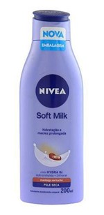 Ficha técnica e caractérísticas do produto Creme Hidratação e Maciez Prolongada Soft Milk 200ml - Nivea