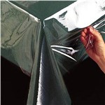 Ficha técnica e caractérísticas do produto Cristalina Protetor Toalha Plástica Transparente Mesa de Bar Dobrável 70x70cm