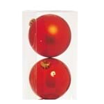 Ficha técnica e caractérísticas do produto Cromus Natal - Bolas Mate e Glitter Vermelho 10 Cm (Bolas em Tubos) -