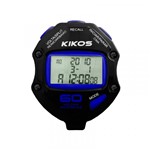 Ficha técnica e caractérísticas do produto Cronômetro Digital Kikos Cr60 60 Voltas Preto e Azul com Display Lcd