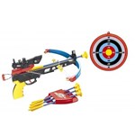Crossbow Kit Arqueiro Arco Flecha Infra Alvo Bel Fix 490700