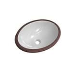 Ficha técnica e caractérísticas do produto Cuba de Embutir Oval Cerâmica M01 Branca 15x44,5x34cm Luzarte