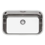 Ficha técnica e caractérísticas do produto Cuba Inox de Sobrepor 34 X 56cm C/ Válvula de 4 1/2 Acabamento Acetinado - Tramontina