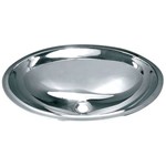 Ficha técnica e caractérísticas do produto Cuba Oval 45x31,5cm Alt. 130mm Grande em Aço 304 - Tecnocuba