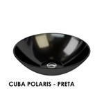 Ficha técnica e caractérísticas do produto Cuba para Banheiro Polaris 32x9,5 Preta Vtec