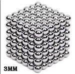 Ficha técnica e caractérísticas do produto Cubo 216 Esferas Magnéticas Neodimio Neocube 3mm