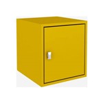 Cubo com Porta Móvel Bento Amarelo