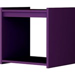 Ficha técnica e caractérísticas do produto Cubo Decorativo Corrente Leblon Roxo - Orb