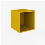 Ficha técnica e caractérísticas do produto Cubo Decorativo Sem Porta Movelbento Amarelo Cub006