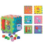 Ficha técnica e caractérísticas do produto Cubo Didático Grande Encaixe Brinquedo Educativo