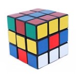 Ficha técnica e caractérísticas do produto Cubo Magico Grande 3x3x3 Diversas Cores 5cm - 99 Express