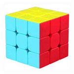 Cubo Mágico Profissional 3x3x3 Qiyi Warrior W - Original Stickerless, Peças Coloridas 5.6 Cm