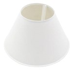 Ficha técnica e caractérísticas do produto Cupula para Abajur Luminária Pequena Branco
