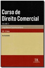 Ficha técnica e caractérísticas do produto Curso de Direito Comercial - Vol Ii - 04Ed/11 - Almedina