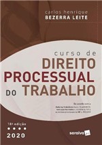 Ficha técnica e caractérísticas do produto Curso de Direito Processual do Trabalho - 18ª Ed. 2020 - Saraiva