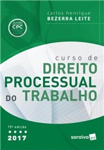 Ficha técnica e caractérísticas do produto Curso de Direito Processual do Trabalho - Saraiva - 1