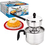 Ficha técnica e caractérísticas do produto Cuscuzeira Inox Euro Home Cozi Vapore 250ml