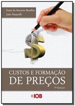 Ficha técnica e caractérísticas do produto Custos e Formacao de Precos - Iob