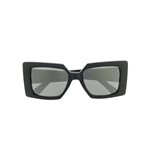 Ficha técnica e caractérísticas do produto Cutler & Gross Óculos de Sol Oversized Quadrado - Preto