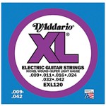 Ficha técnica e caractérísticas do produto D'Addario - Encordoamento Nickel Wound 009 para Guitarra EXL120 - D Addario