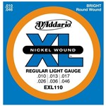 Ficha técnica e caractérísticas do produto D'Addario - Encordoamento Nickel Wound 010 para Guitarra EXL110 - D Addario