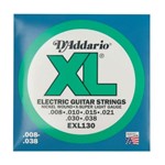 Ficha técnica e caractérísticas do produto DAddario - Encordoamento para Guitarra 0.08 EXL130 - D Addario