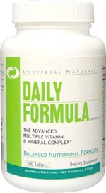 Ficha técnica e caractérísticas do produto Daily Formula 100 Tabletes Universal Nutrition