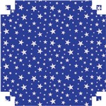 Ficha técnica e caractérísticas do produto Dec.azul C/estrelas 150g.48x66