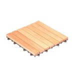 Ficha técnica e caractérísticas do produto Deck Modular de Pinus Autoclavado 30x30cm Stain Jatobá Massol Massol