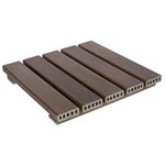 Ficha técnica e caractérísticas do produto Deck Modular em Madeira Plástica 50 X 50 Cm - MARROM