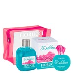 Ficha técnica e caractérísticas do produto Delicious Fiorucci - Feminino - Deo Colônia - Perfume + Sabonete Líquido + Necessaire