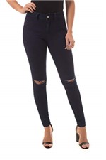 Ficha técnica e caractérísticas do produto Denúncia Calça Jeans New Skinny Mulher, 40, Azul
